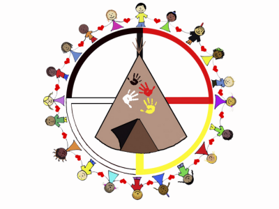 Gather Our Children Home Safe Shipping Label