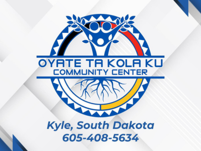 Oyate Teca Community Center Shipping Label