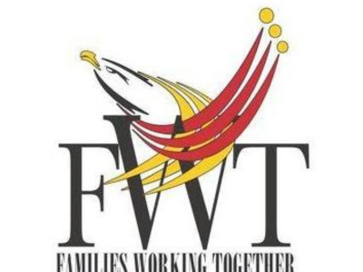 Families Working Together Shipping Label